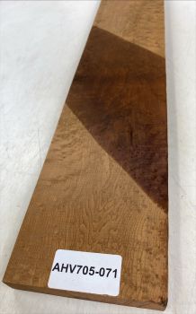 Neck Bird's Eye Maple, Choco, 729x136x22mm, Unique Piece #071